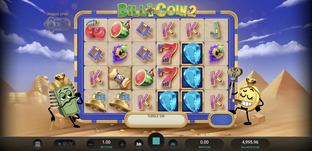 Bill and Coin 2 Mummy Mischief Slot