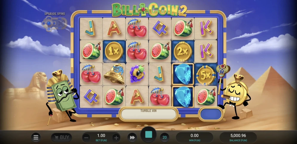 Bill and Coin 2 Mummy Mischief Slot