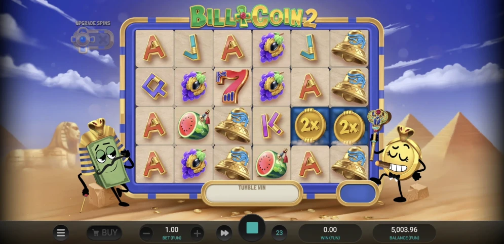 Bill and Coin 2 Mummy Mischief Slot