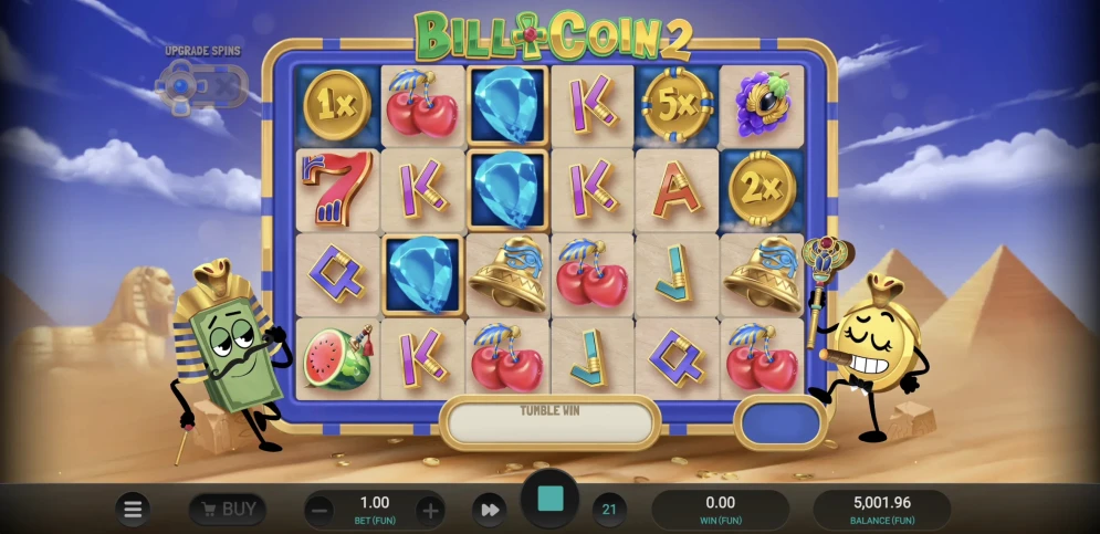 Bill and Coin 2 Mummy Mischief Slot
